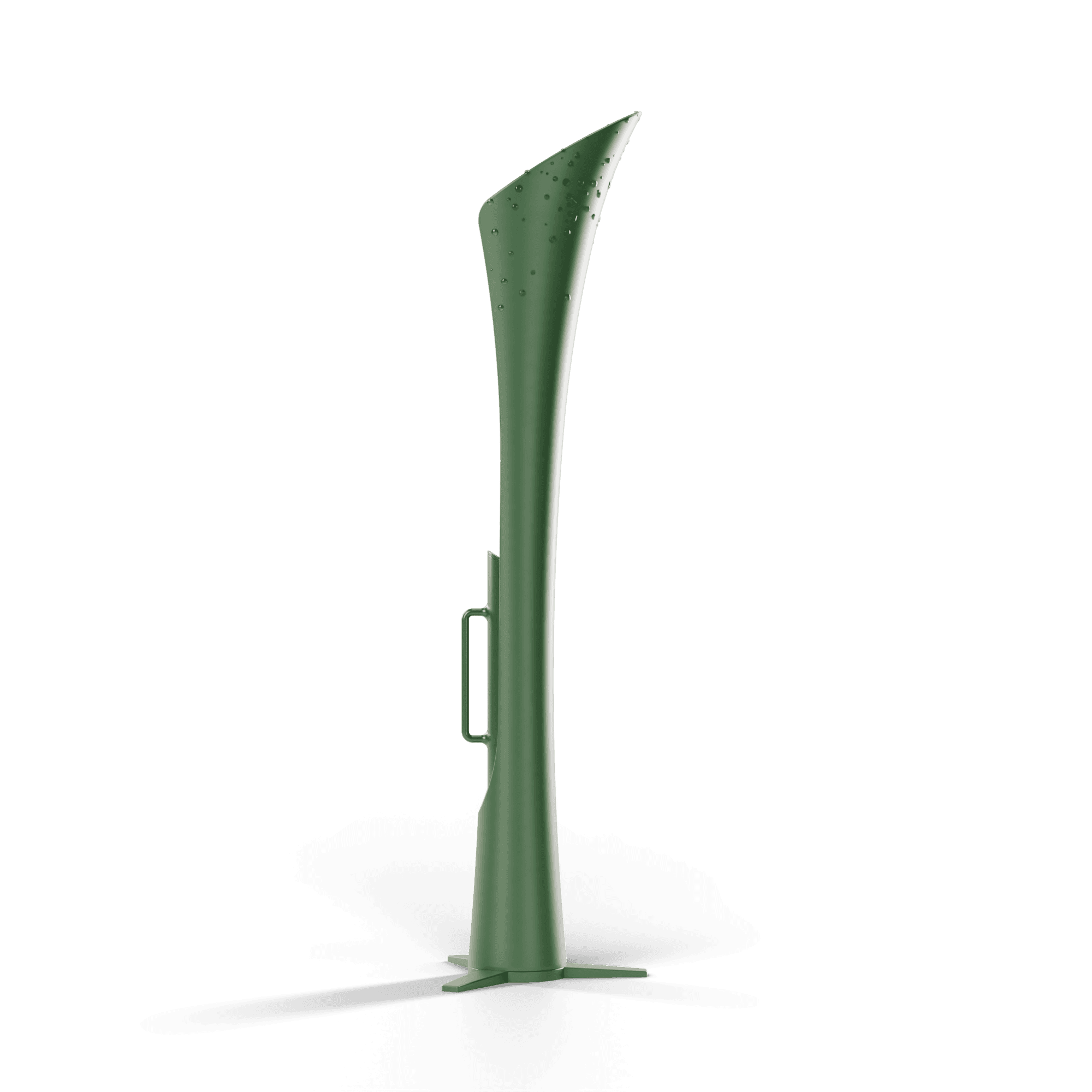 Side profile of the RainBloom rainwater collector